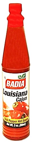 Badia Louisiana Cajun Chilli Pepper Hot Sauce. 3 oz